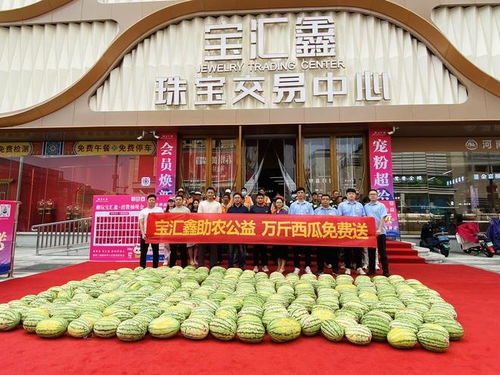 暴雨無情人有情 萬斤西瓜暖心行 鄭州寶匯鑫珠寶城攜手東大街博愛社區開展愛心助農公益活動